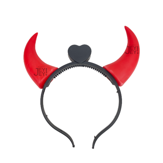 Diadema Cuerno Diablo Led