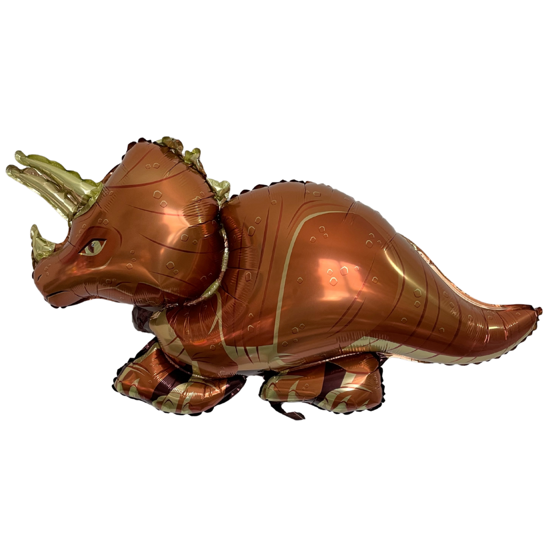 Globo Metálico Dinosaurio Triceratops